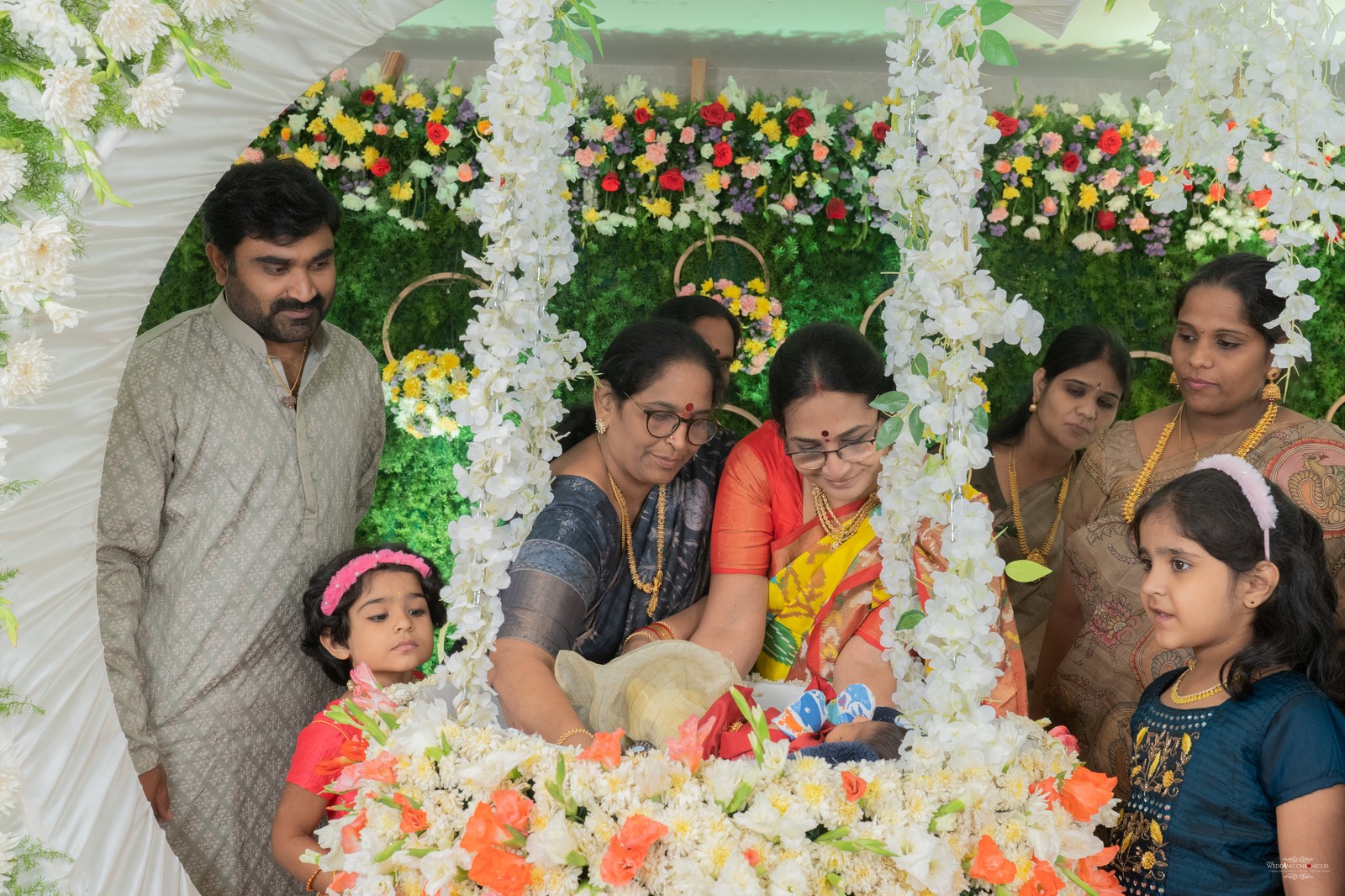 Grandmothers at Annaprasana — first rice ceremony photography MiniMomentz UK